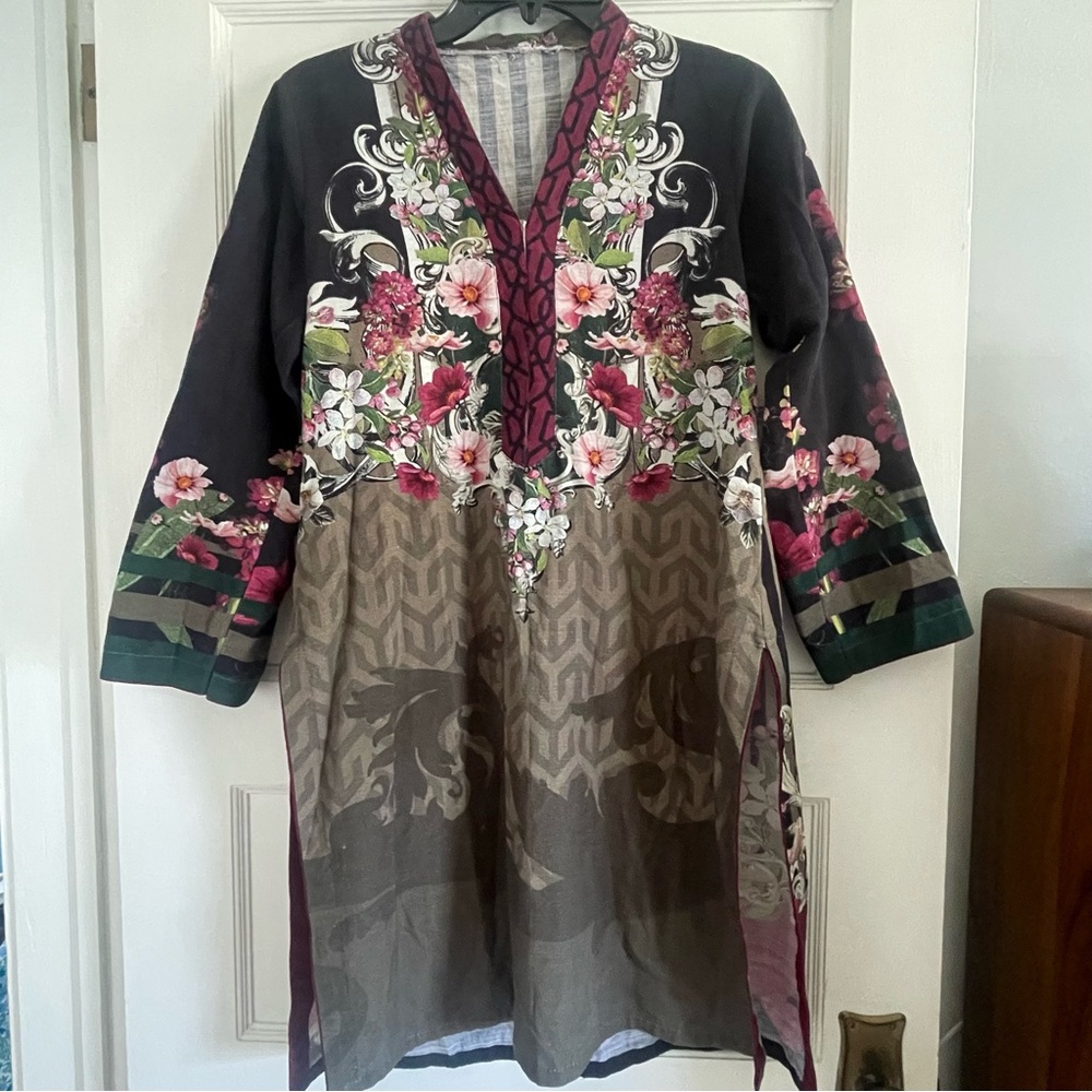 Tropical beach cover up